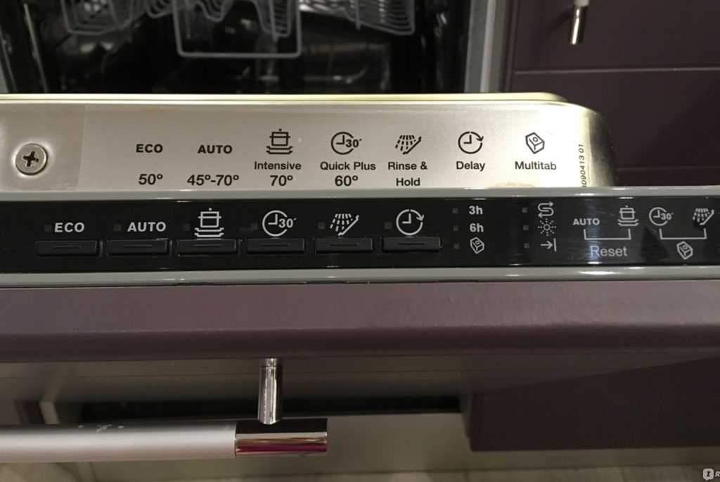 Не горят индикаторы посудомоечной машины Evgo